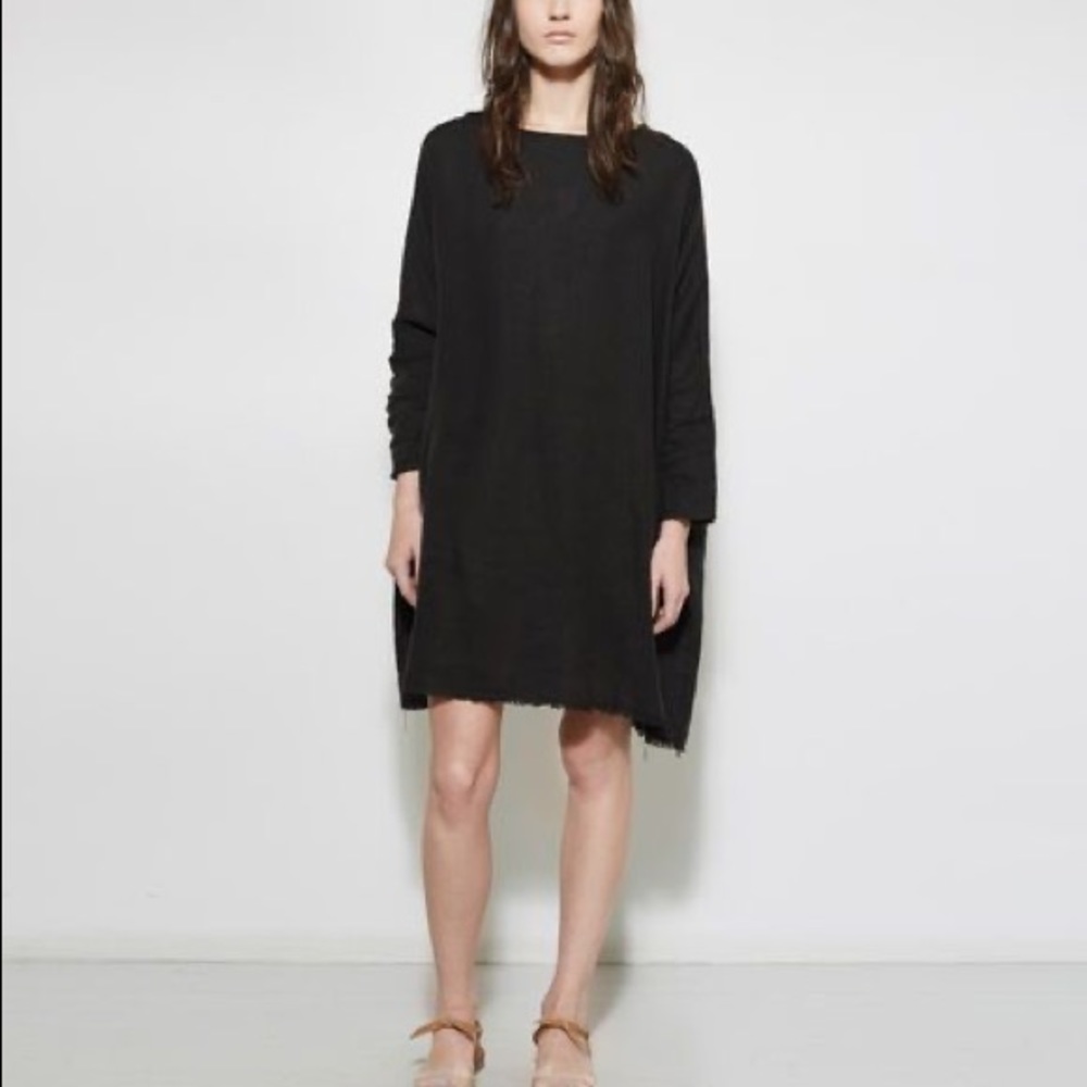 Black Crane wide dress